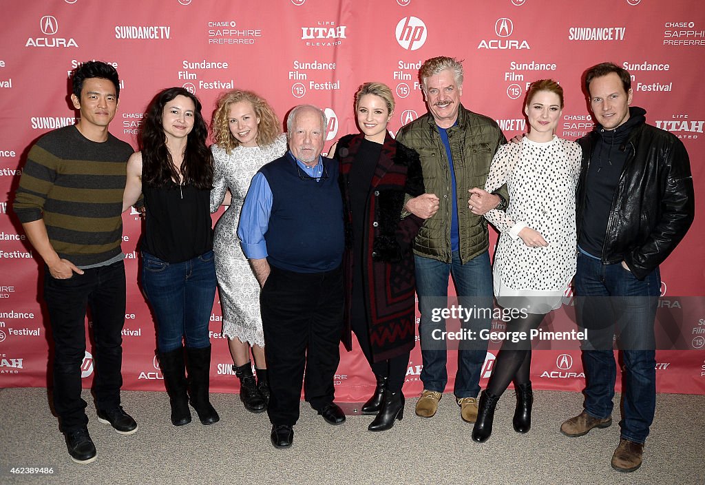 "Zipper" Premiere - Red Carpet - 2015 Sundance Film Festival