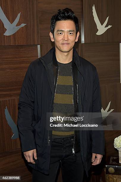 John Cho attends the "Zipper" cast party at GREY GOOSE Blue Door during Sundance on January 27, 2015 in Park City, Utah.