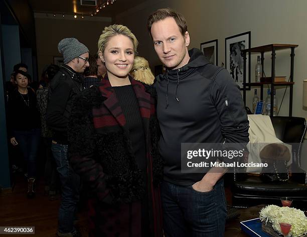 Dianna Agron and Patrick Wilson attend the "Zipper" cast party at GREY GOOSE Blue Door during Sundance on January 27, 2015 in Park City, Utah.