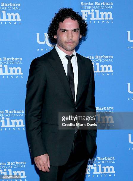 Actor Reece Ritchie attends the 30th Santa Barbara International Film Festival, Opening Night presentation of "Desert Dancer" on January 27, 2015 in...