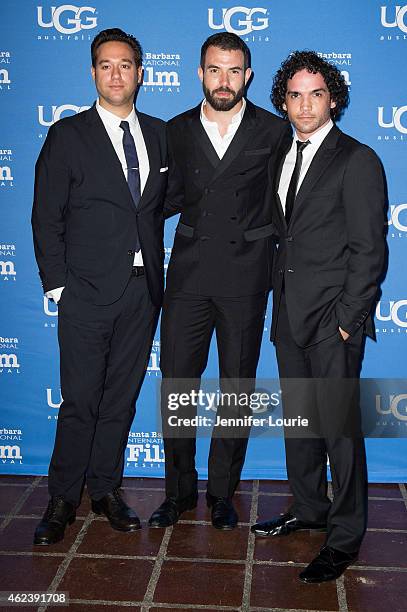 Director Richard Raymond, actors Tom Cullen and Reece Ritchie attend the Opening Night of the 30th Santa Barbara International Film Festival...