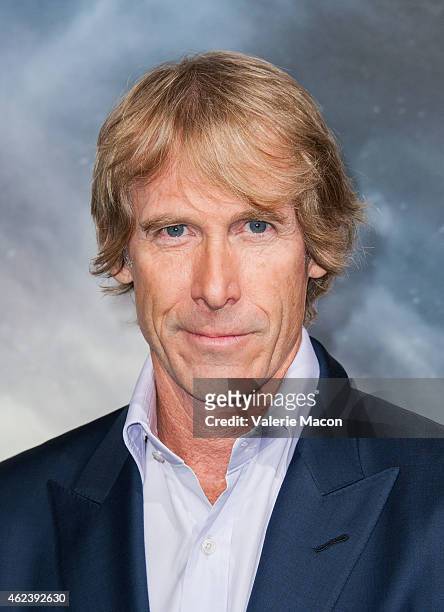 Producer Michael Bay arrives at the Premiere Of Paramount Pictures' "Project Almanac" at TCL Chinese Theatre on January 27, 2015 in Hollywood,...