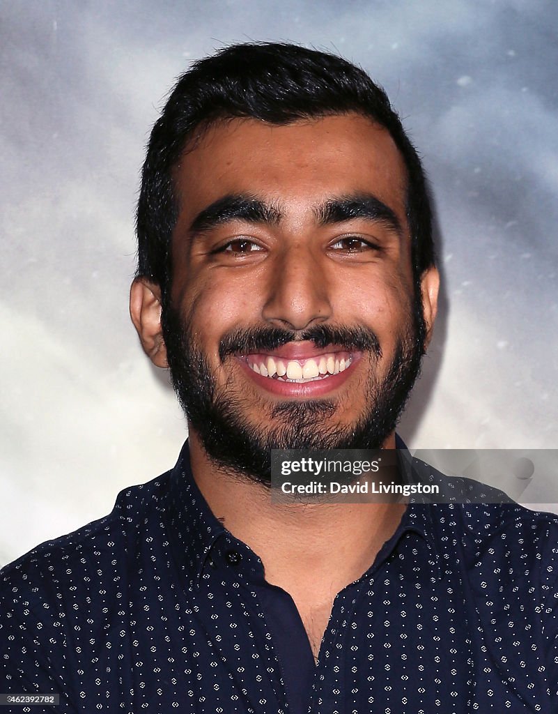 Walid Muhammad Vine and YouTube personality Wahlid Mohammad attends the premiere of ...