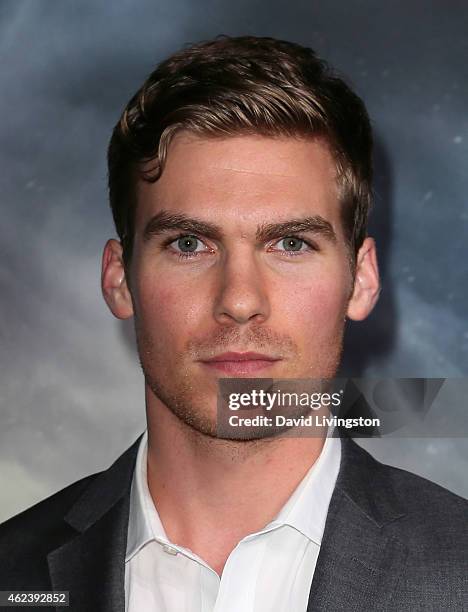 Actor Pete Ploszek attends the premiere of Paramount Pictures' "Project Almanac" at the TCL Chinese Theatre on January 27, 2015 in Hollywood,...