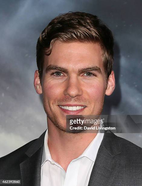 Actor Pete Ploszek attends the premiere of Paramount Pictures' "Project Almanac" at the TCL Chinese Theatre on January 27, 2015 in Hollywood,...