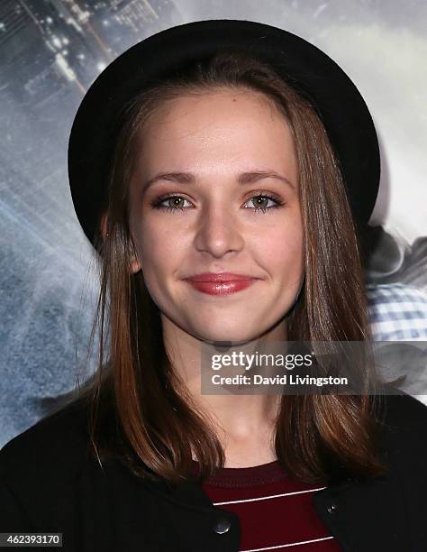 Vine and YouTube personality/actress Alexis G. Zall attends the premiere of Paramount Pictures' "Project Almanac" at the TCL Chinese Theatre on...