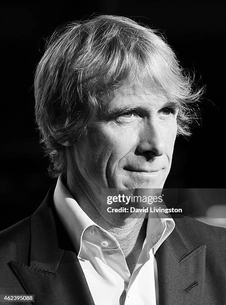 Producer/director Michael Bay attends the premiere of Paramount Pictures' "Project Almanac" at the TCL Chinese Theatre on January 27, 2015 in...