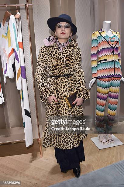 Catherine Baba attends the Missoni opening store at 219 Rue Saint Honore during the Paris Fashion Week Haute Couture Spring/Summer 2015 on January...