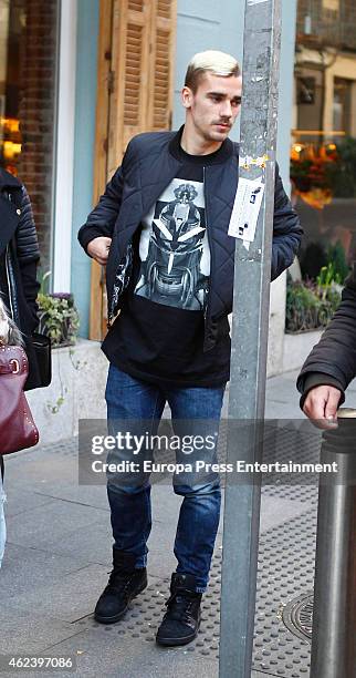 Atletico de Madrid football player Antoine Griezmann is seen on January 27, 2015 in Madrid, Spain.