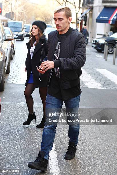 Atletico de Madrid football player Antoine Griezmann is seen on January 27, 2015 in Madrid, Spain.