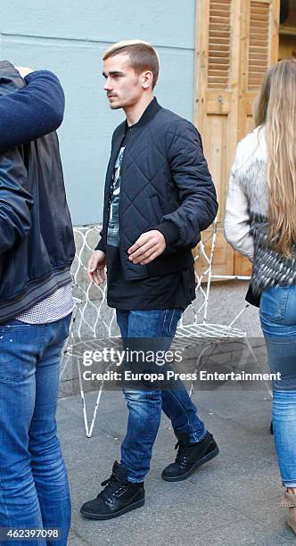 Atletico de Madrid football player Antoine Griezmann is seen on January 27, 2015 in Madrid, Spain.