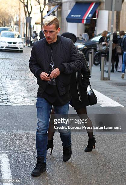 Atletico de Madrid football player Antoine Griezmann is seen on January 27, 2015 in Madrid, Spain.