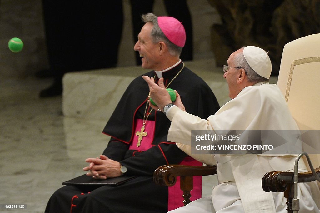 VATICAN-POPE-AUDIENCE