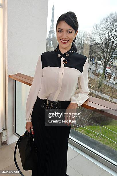 Vanessa Guide attends the Stephane Rolland Show as part of Paris Fashion Week Haute Couture Spring/Summer 2015 on January 27, 2015 in Paris, France.