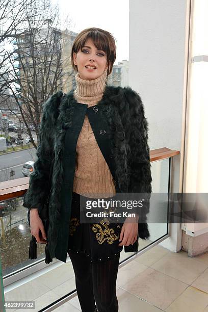 Frederique Bel attends the Stephane Rolland Show as part of Paris Fashion Week Haute Couture Spring/Summer 2015 on January 27, 2015 in Paris, France.