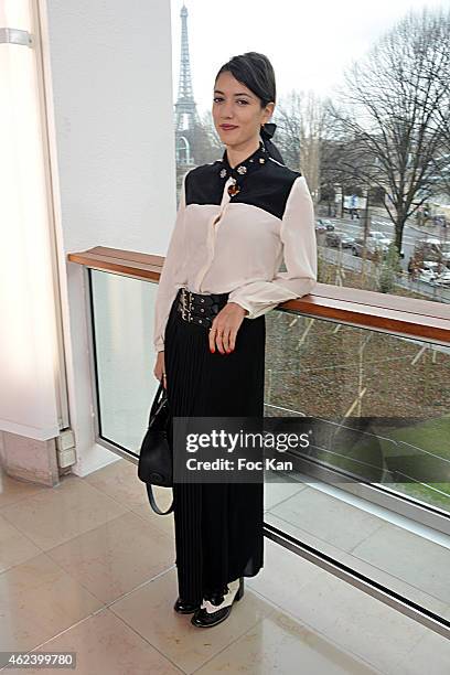 Vanessa Guide attends the Stephane Rolland Show as part of Paris Fashion Week Haute Couture Spring/Summer 2015 on January 27, 2015 in Paris, France.