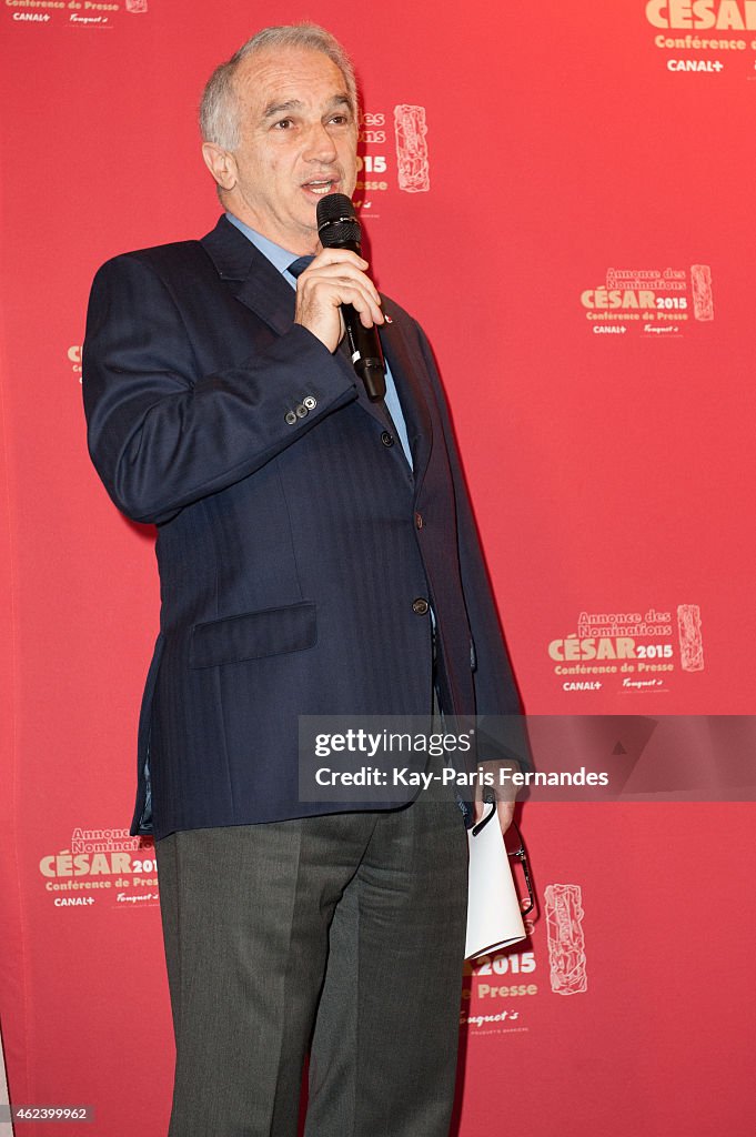 Cesar 2015 - Nominee Anouncement At Le Fouquet's