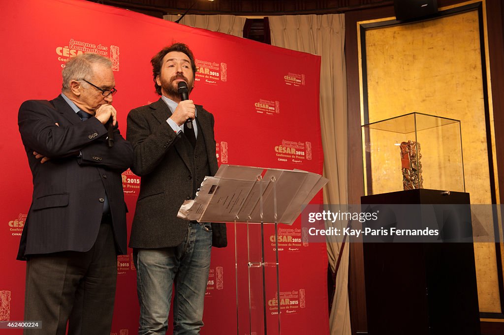 Cesar 2015 - Nominee Anouncement At Le Fouquet's