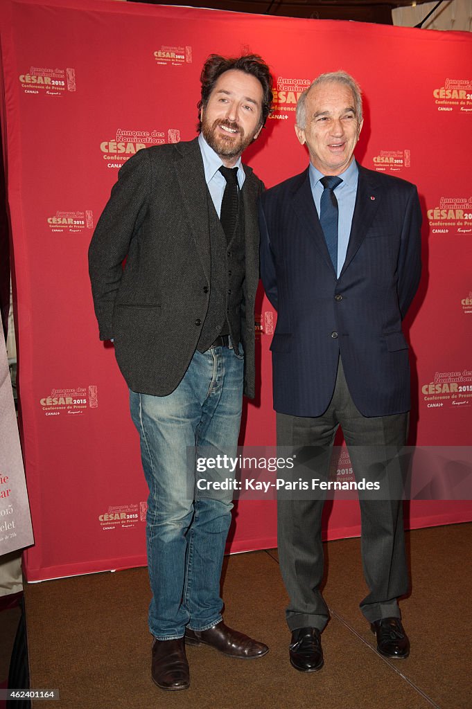 Cesar 2015 - Nominee Anouncement At Le Fouquet's