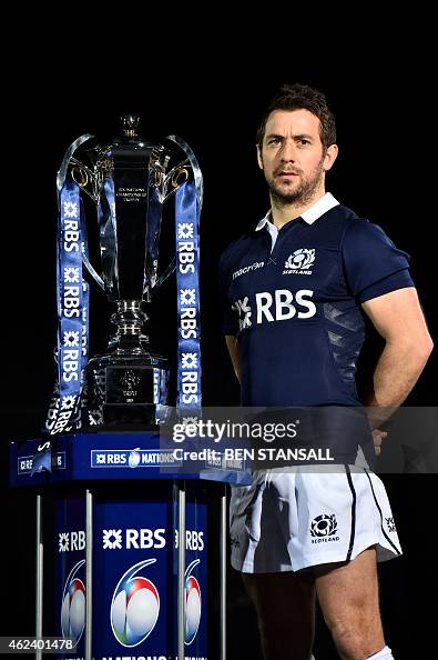 International rugby team captain, Scotland's Greig Laidlaw poses with ...