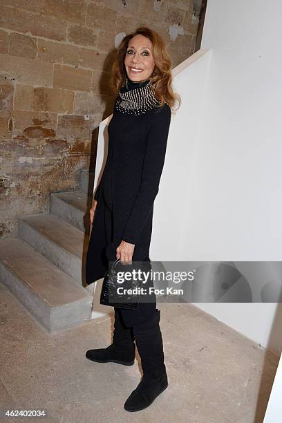 Marisa Berenson attends the launch of Elie Top Launch First "Joaillerie Haute Fantaisie" Collection - as part of Paris Fashion Week Haute Couture...