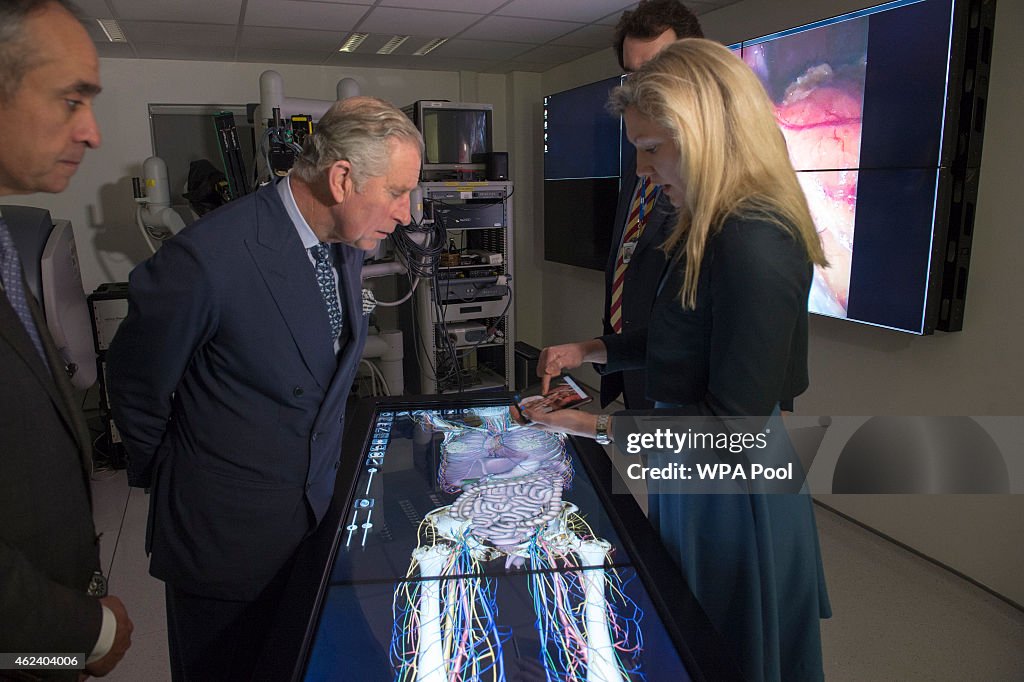 The Prince Of Wales Visits St Mary's Hospital