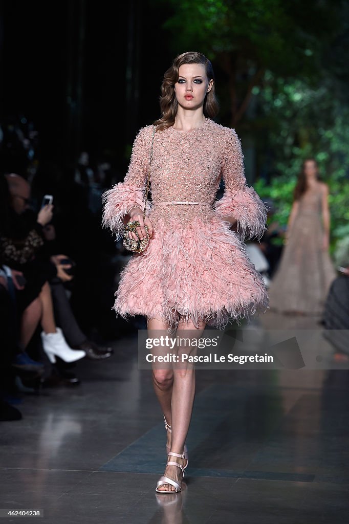 Elie Saab : Runway - Paris Fashion Week - Haute Couture S/S 2015