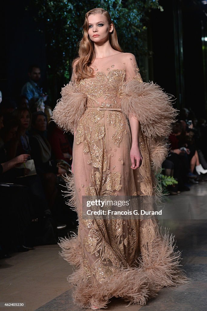 Elie Saab : Runway - Paris Fashion Week - Haute Couture S/S 2015