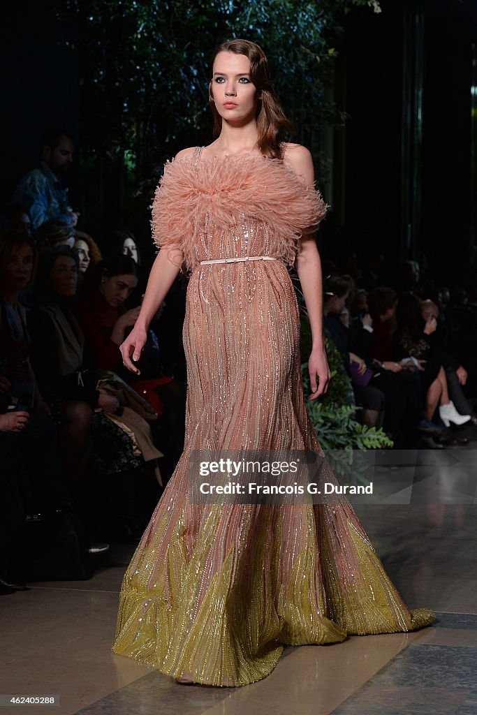 Elie Saab : Runway - Paris Fashion Week - Haute Couture S/S 2015