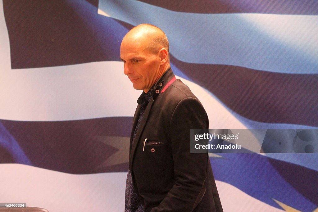Handover ceremony of Yanis Varoufakis in Athens