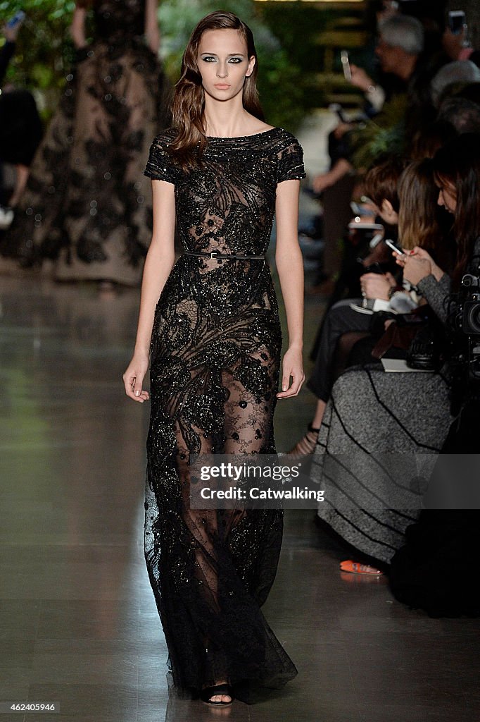 Elie Saab - Spring Summer 2015 Runway - Paris Haute Couture Fashion Week