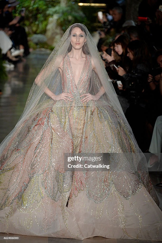 Elie Saab - Spring Summer 2015 Runway - Paris Haute Couture Fashion Week