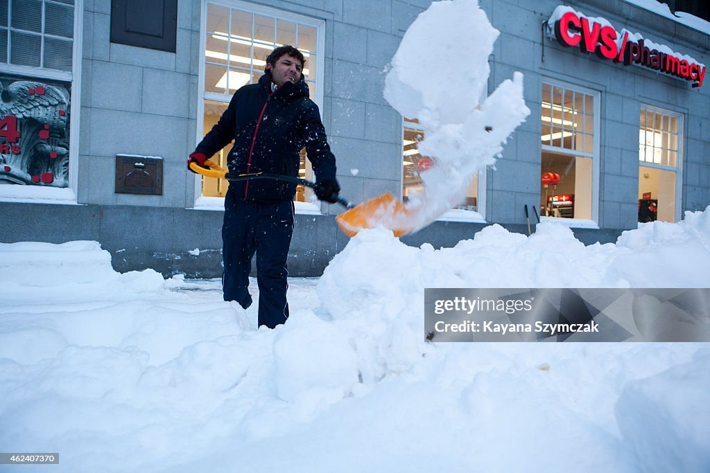 Boston Digs Out After Major Winter Storm