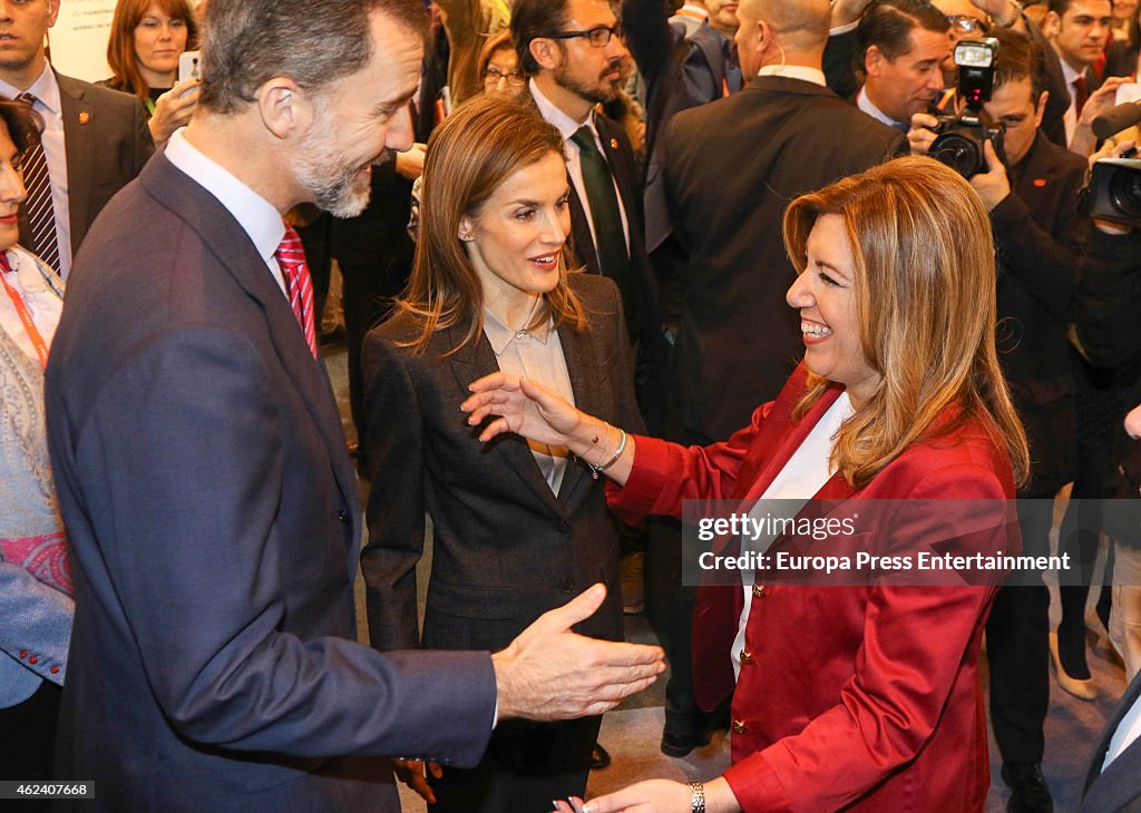 Spanish Royals Attend FITUR Tourism Fair 2015