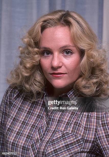Karey-Louis poses for an exclusive photo session on January 20, 1982 at Karey-Louis and Eric Scott's condo in Studio City, California.