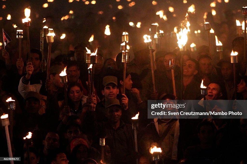 March of Torches in Havana