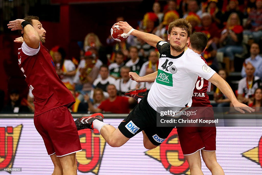 Qatar vs Germany Quarter Finals - 24th Men's Handball World Championship