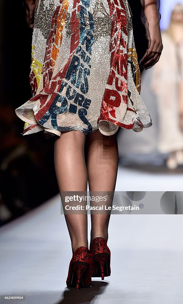 Jean Paul Gaultier : Runway - Paris Fashion Week - Haute Couture S/S 2015