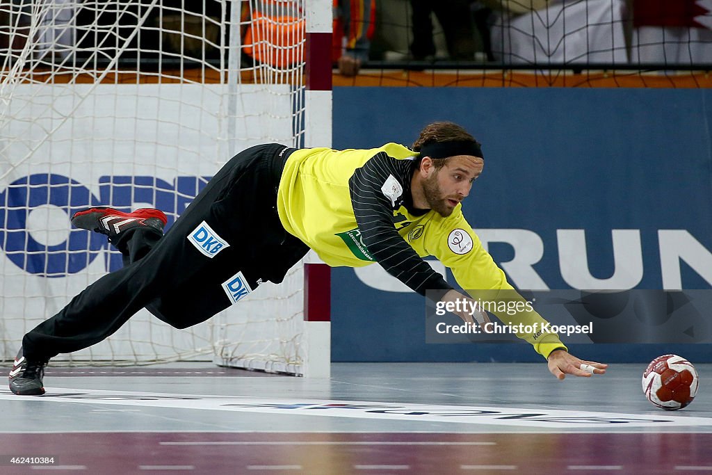 Qatar vs Germany Quarter Finals - 24th Men's Handball World Championship