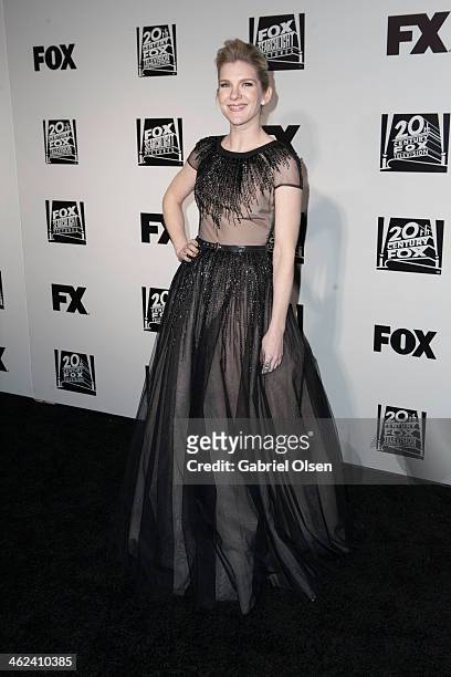 Lily Rabe arrives for Fox And FX's 2014 Golden Globe Awards Party - Arrivals on January 12, 2014 in Beverly Hills, California.