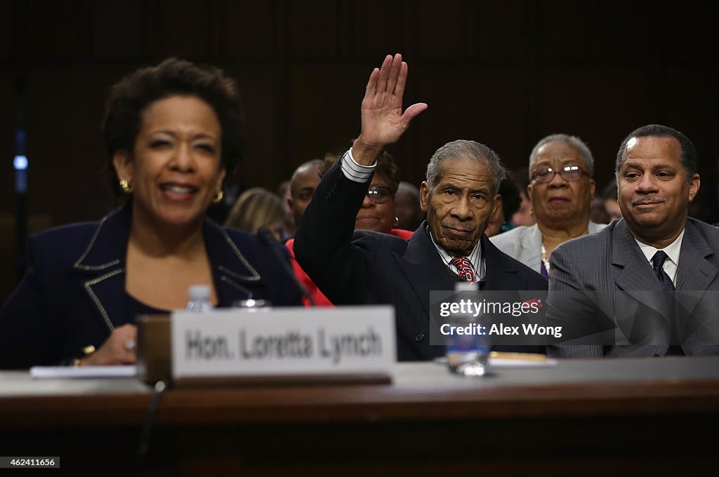 Attorney General Nominee Loretta Lynch Testifies At Senate Judiciary Committee Nomination Hearing