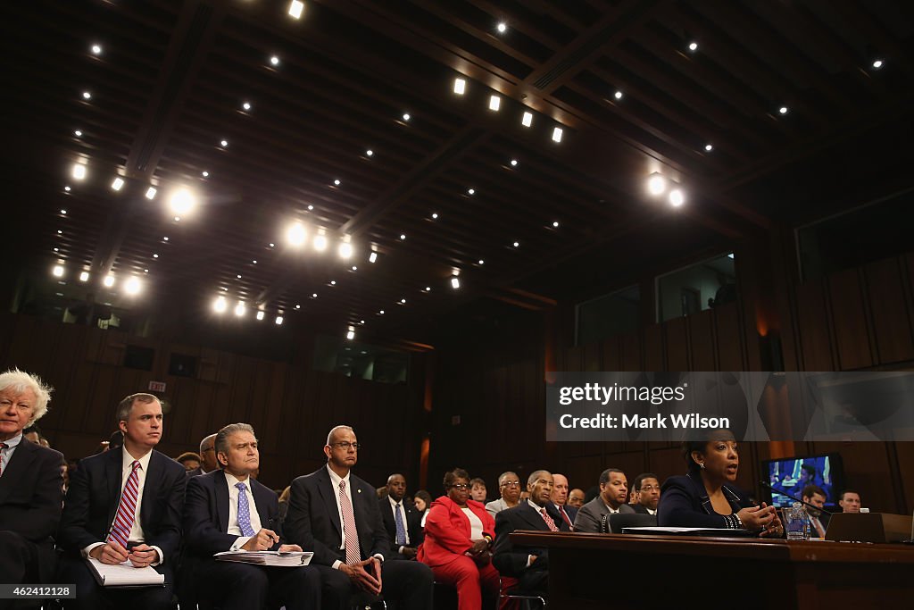 Attorney General Nominee Loretta Lynch Testifies At Senate Judiciary Committee Nomination Hearing