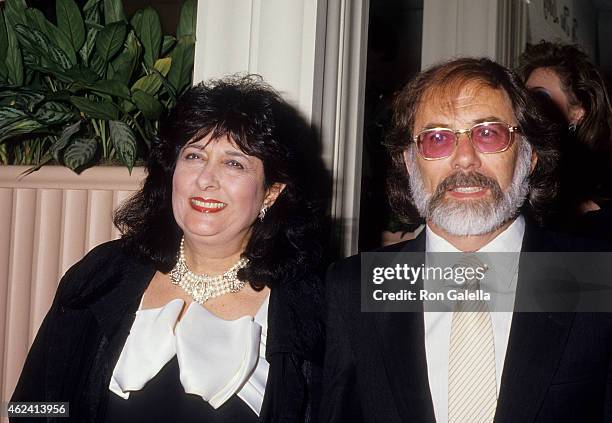 Television producer Esther Shapiro and husband television producer Richard Alan Shapiro attend the "Dynasty" Season Seven Wrap-Up Party on April 5,...