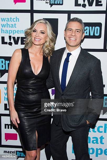 Pictured : Eileen Davidson and Andy Cohen --