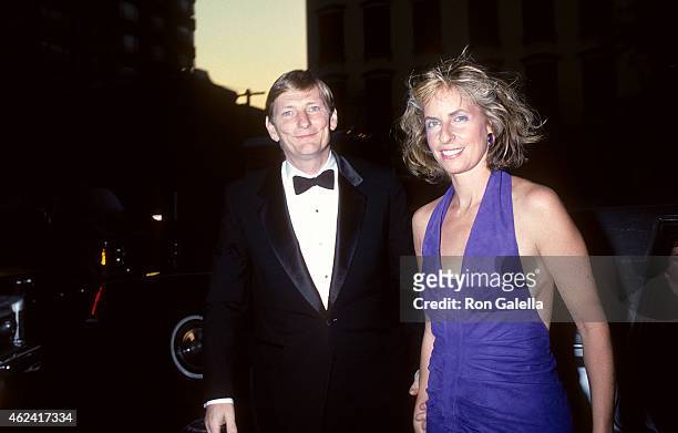 Director Fred Schepisi and wife Mary attend the "Mishima: A Life in Four Chapters" New York City Premiere on September 17, 1985 at the Japan Society...