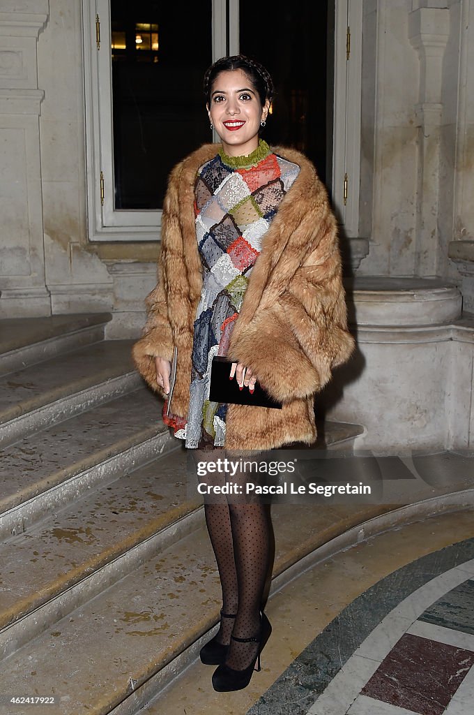 Valentino : Front Row - Paris Fashion Week - Haute Couture S/S 2015