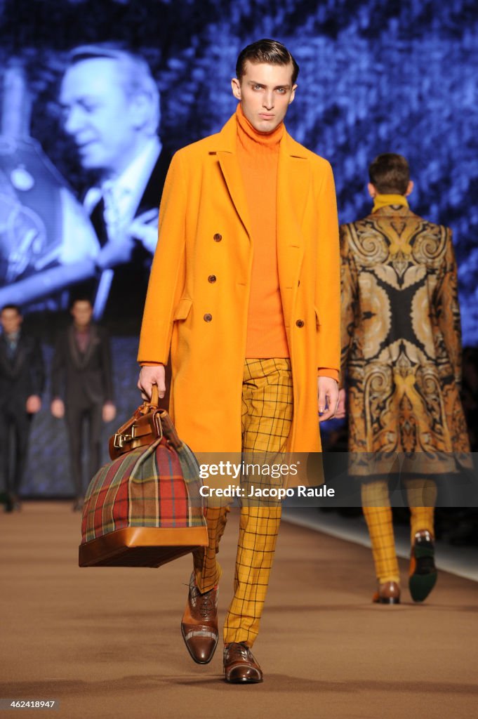 Etro - Runway - Milan Fashion Week Menswear Autumn/Winter 2014