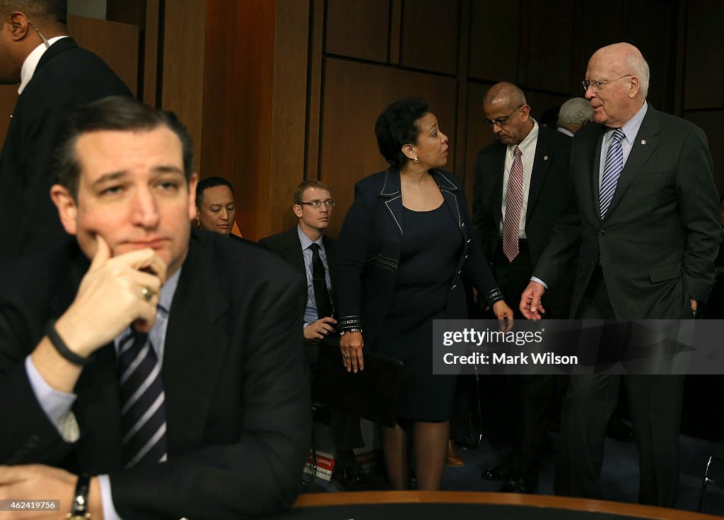 Attorney General Nominee Loretta Lynch Testifies At Senate Judiciary Committee Nomination Hearing