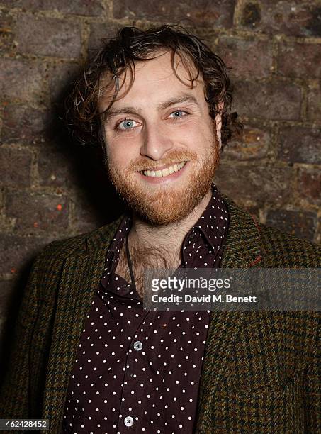 Oliver Lavery attends an after party following the Gala Performance of "The Ruling Class" at The Bankside Vaults on January 28, 2015 in London,...