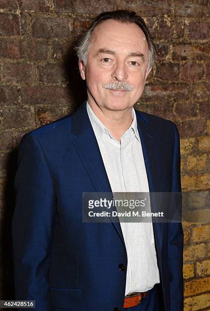 Ron Cook attends an after party following the Gala Performance of "The Ruling Class" at The Bankside Vaults on January 28, 2015 in London, England.